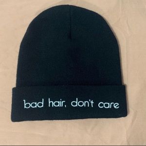 “Bad Hair, Don’t Care” Beanie